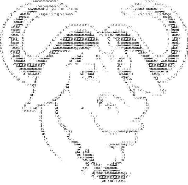 Mascotte GNU (avec ImASCII)